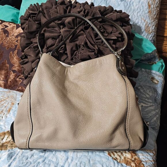 Coach Eddie 31 Hobo Shoulder Bag in Colorblock with Genuine Snakeskin - Picture 2 of 13